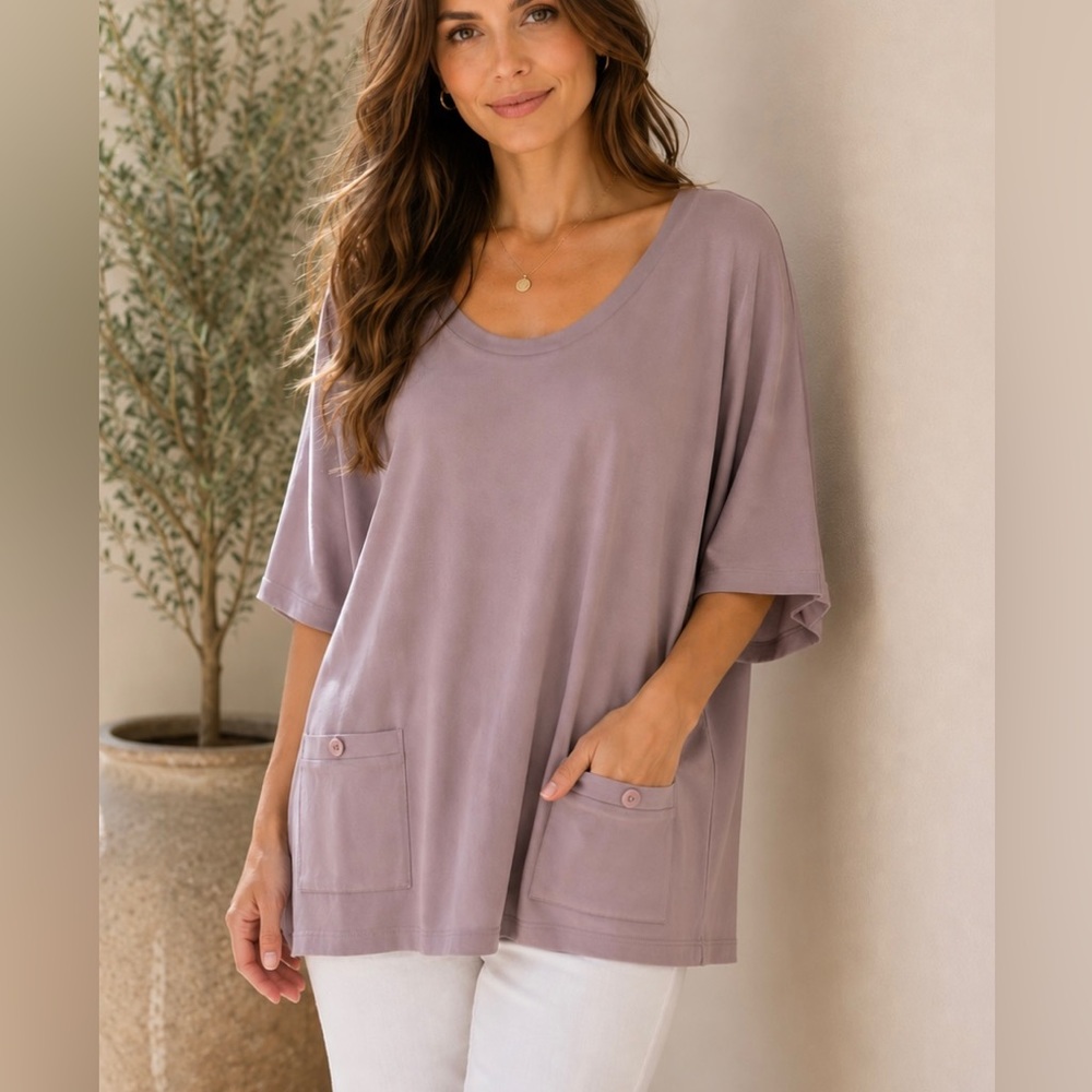 NWT Colette Taldra Short Sleeve Top Size 16